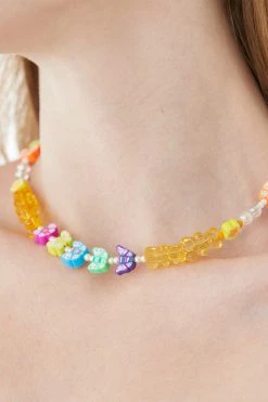 STORETS Gummy Bear Beaded Necklace ACCESSORIES