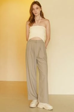 STORETS CLOTHING Luna Wide Leg Suit Trousers