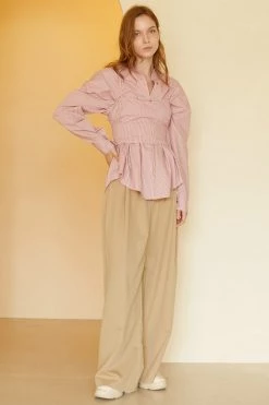 STORETS Nicole Striped Bustier Top