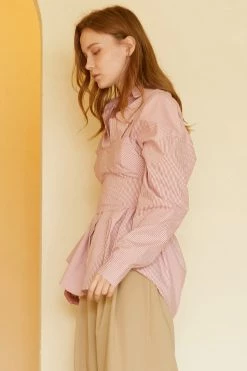 STORETS Nicole Striped Bustier Top