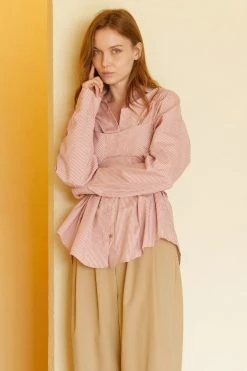 STORETS Nicole Striped Bustier Top