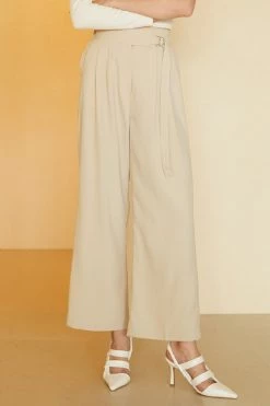 STORETS CLOTHING Angelina Pants With Front Buckle