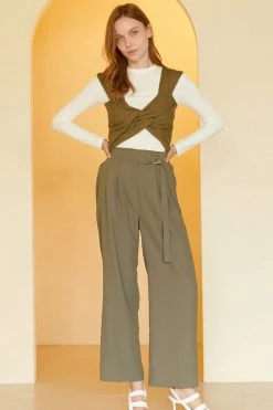 STORETS Angelina Pants With Front Buckle CLOTHING