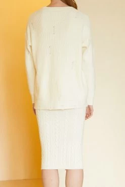 STORETS CLOTHING Liana Pretzel Dress And Cardi Set