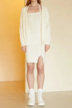 STORETS CLOTHING Liana Pretzel Dress And Cardi Set