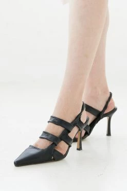 STORETS Braelynn Pointy Toe Slingback Pumps