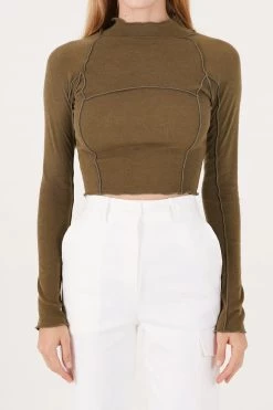 STORETS Arya Stitch Trim Knit Top