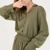 STORETS Rose Matte Satin Oversized Shirt CLOTHING
