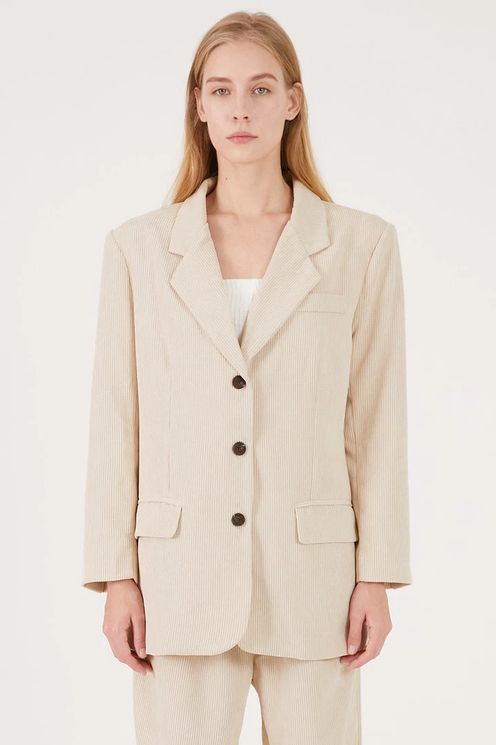 STORETS Clara Corduroy Oversized Blazer