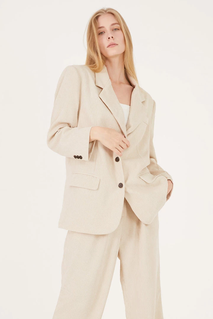 STORETS Clara Corduroy Oversized Blazer