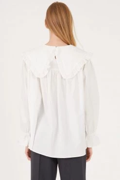 STORETS Cora Oversized Chelsea Collar Shirt CLOTHING