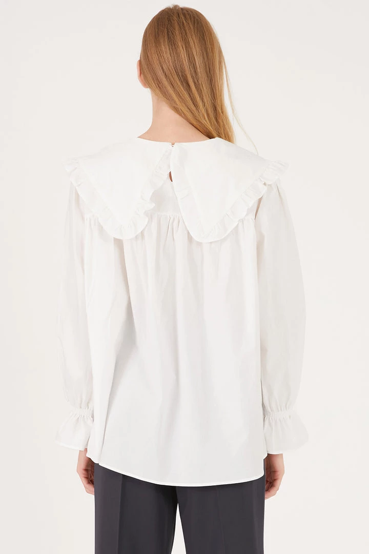 STORETS Cora Oversized Chelsea Collar Shirt CLOTHING