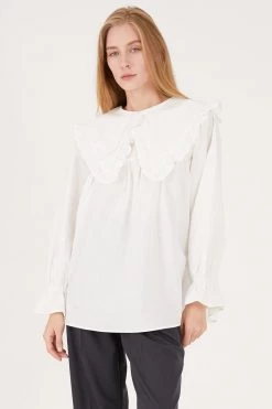 STORETS Cora Oversized Chelsea Collar Shirt CLOTHING