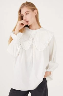 STORETS Cora Oversized Chelsea Collar Shirt CLOTHING