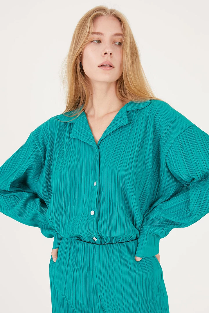 STORETS BEST-SELLERS Maria Oversized Plisse Shirt