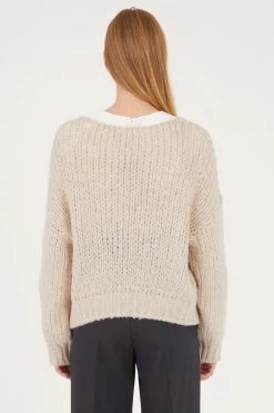 STORETS Emery Oversized Net Sweater CLOTHING