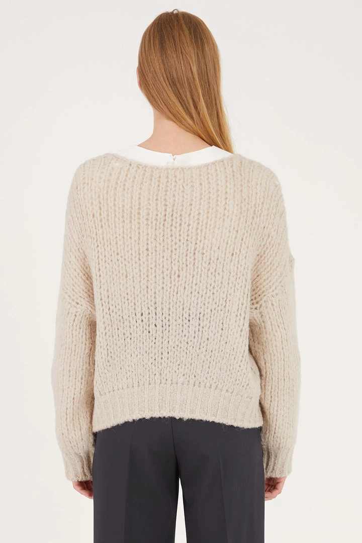 STORETS Emery Oversized Net Sweater CLOTHING