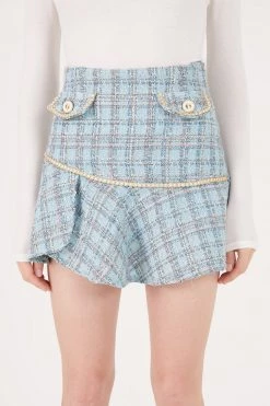 STORETS CLOTHING Remi Tweed Mini Skort