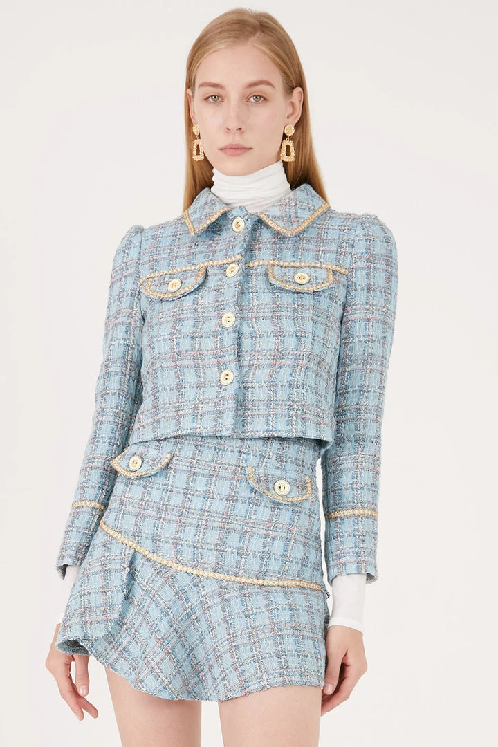 STORETS Remi Tweed Cropped Jacket