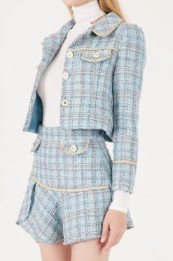 STORETS Remi Tweed Cropped Jacket
