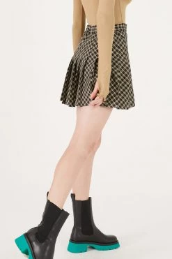 STORETS Zelda Plaid Pleated Mini Skort CLOTHING