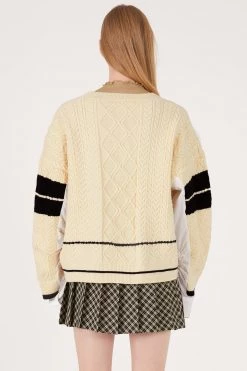 STORETS CLOTHING Nia Shirt Combo Cardigan