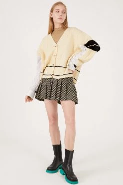 STORETS CLOTHING Nia Shirt Combo Cardigan