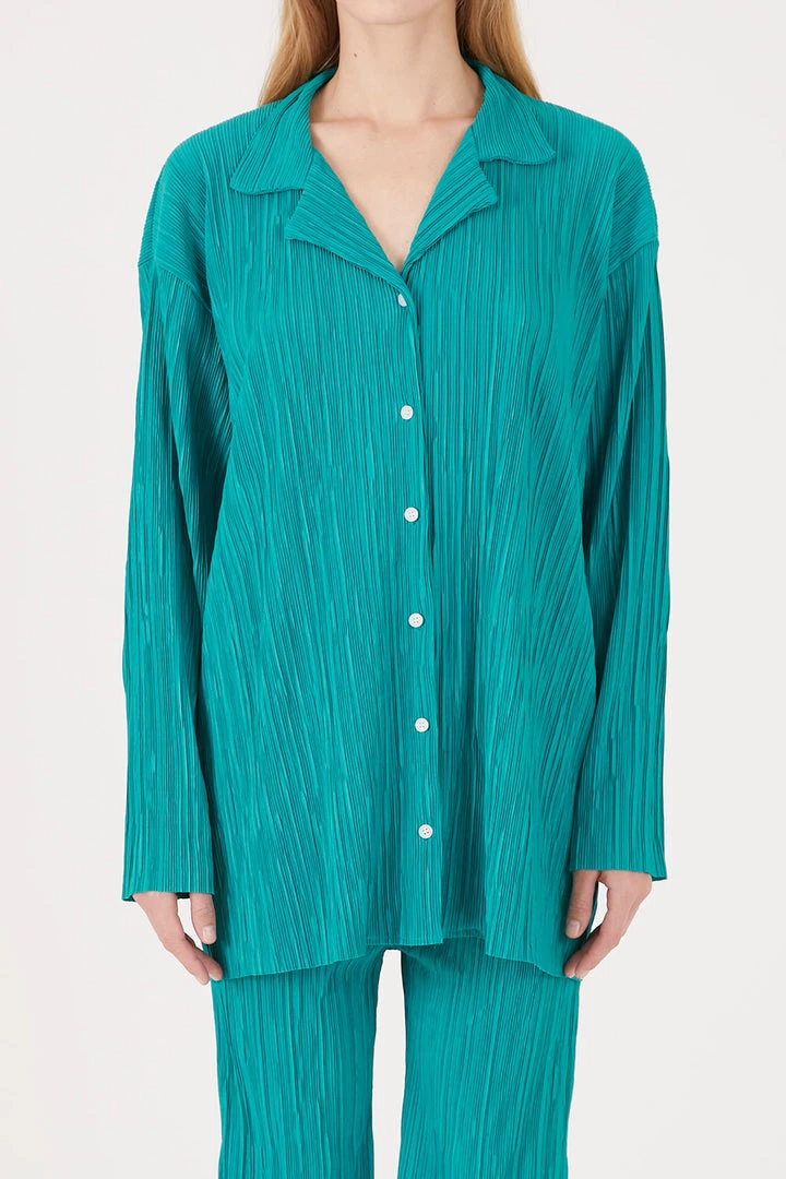 STORETS BEST-SELLERS Maria Oversized Plisse Shirt