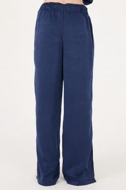 STORETS Rose Matte Satin Wide Leg Pants CLOTHING