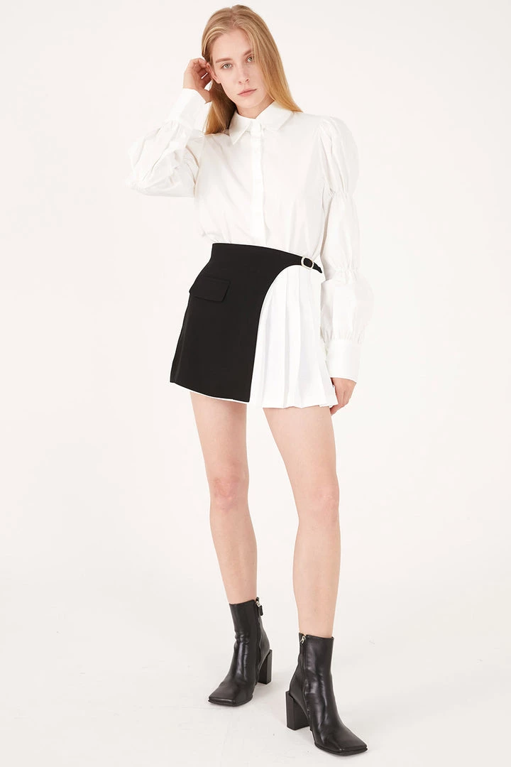 STORETS CLOTHING Riley Wrap Pleated Skort