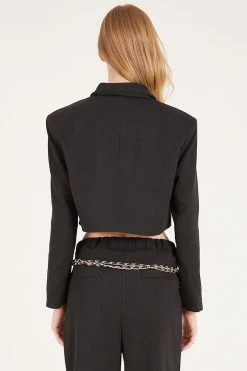 STORETS Reagan Cargo Pockets Crop Jacket