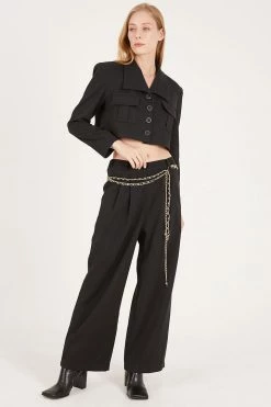 STORETS Reagan Cargo Pockets Crop Jacket