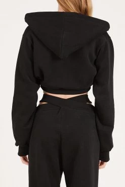 STORETS Cassandra Point Hem Hoodie Jacket CLOTHING