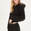 STORETS Cassandra Point Hem Hoodie Jacket CLOTHING