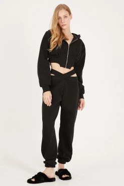 STORETS Cassandra Point Hem Hoodie Jacket CLOTHING