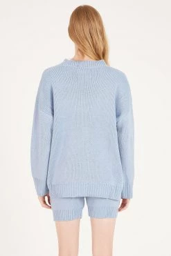 STORETS Kenna Crew Neck Sweater And Shorts Set