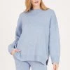 STORETS Kenna Crew Neck Sweater And Shorts Set