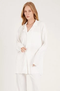 STORETS BEST-SELLERS Maria Oversized Plisse Shirt