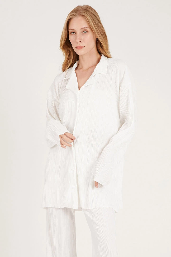 STORETS BEST-SELLERS Maria Oversized Plisse Shirt