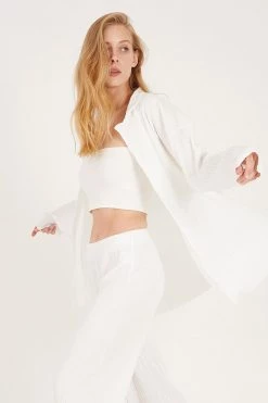 STORETS Maria Oversized Plisse Shirt WHAT'S NEW