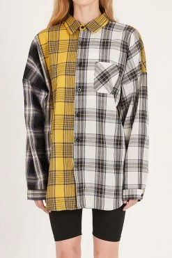 STORETS CLOTHING Clara Multi Color Plaid Oversized Shirt
