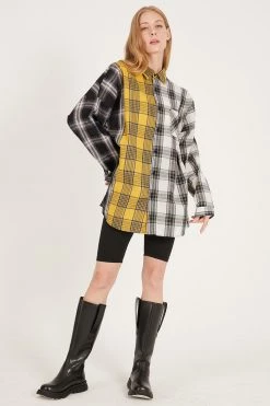 STORETS CLOTHING Clara Multi Color Plaid Oversized Shirt