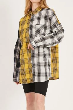 STORETS CLOTHING Clara Multi Color Plaid Oversized Shirt