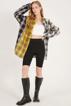 STORETS CLOTHING Clara Multi Color Plaid Oversized Shirt