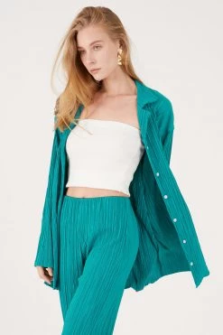 STORETS BEST-SELLERS Maria Oversized Plisse Shirt