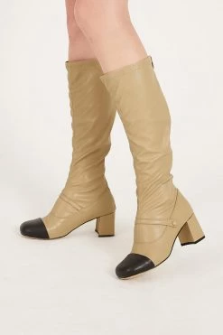 STORETS ACCESSORIES Selah Mary Jane Pleather High Boots