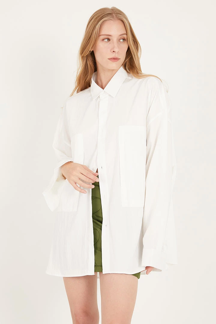 STORETS CLOTHING Ale Flannel Boyfriend Shirt