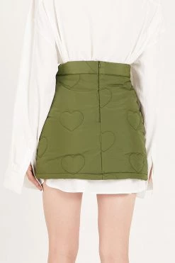 STORETS Gabrielle Heart Quilted Skirt