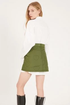 STORETS Gabrielle Heart Quilted Skirt