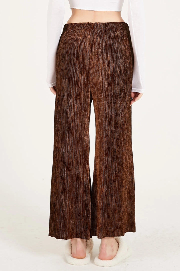 STORETS Norah Velvet Pleated Lounge Pants